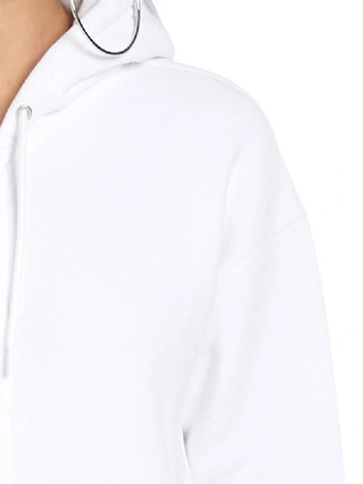 Shop Balenciaga I Love Techno Hooded Jacket In White