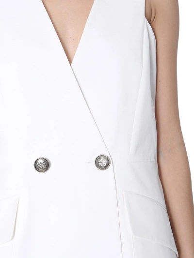 Shop Givenchy Button In White