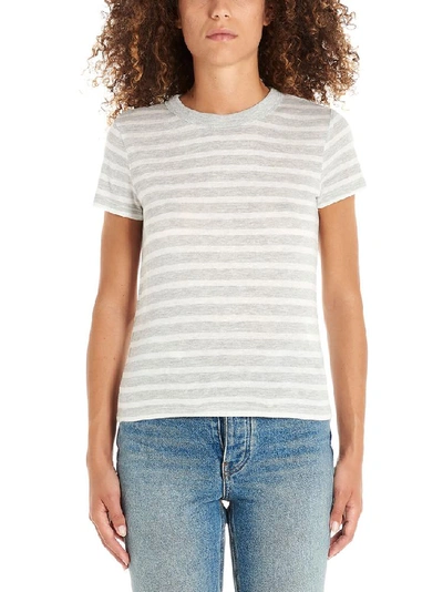 Shop Alexander Wang T T By Alexander Wang Fitted Striped T In Multi