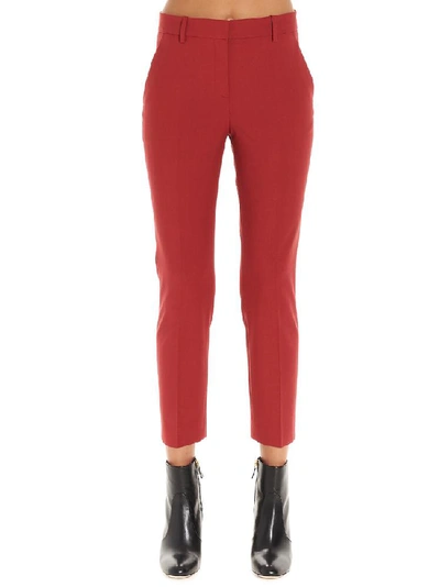 Shop Theory Capri Pants In Red