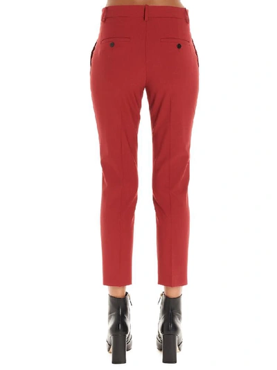 Shop Theory Capri Pants In Red