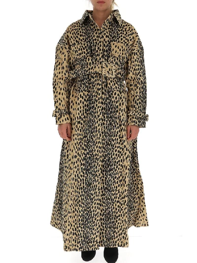 Shop Jacquemus Thika Trench Coat In Multi