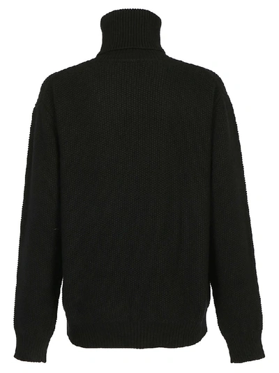 Shop Dolce & Gabbana Turtleneck Knitted Sweater In Black