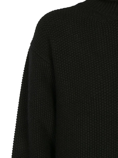 Shop Dolce & Gabbana Turtleneck Knitted Sweater In Black