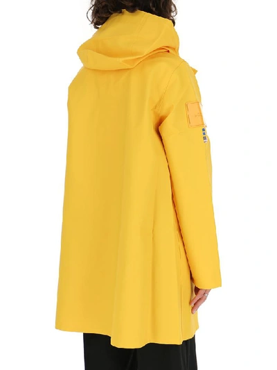 Shop Marc Jacobs X Stutterheim Logo Patch Raincoat In Yellow