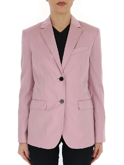 Shop Theory Fitted Single Breasted Blazer In Pink