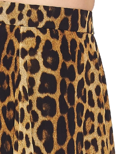 Shop Moschino Leopard Print Dress In Multi