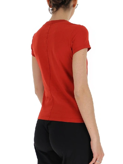Shop Rick Owens Patch Motif T In Red