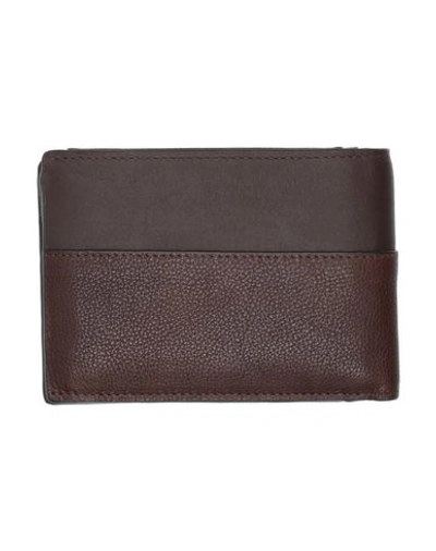 Piquadro Wallet In Dark Brown