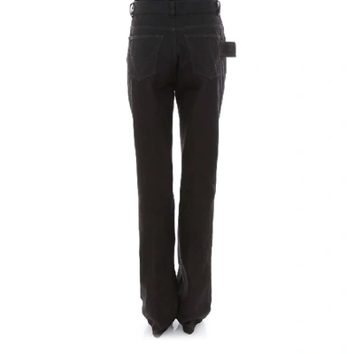 Shop Bottega Veneta Flared Jeans In Black