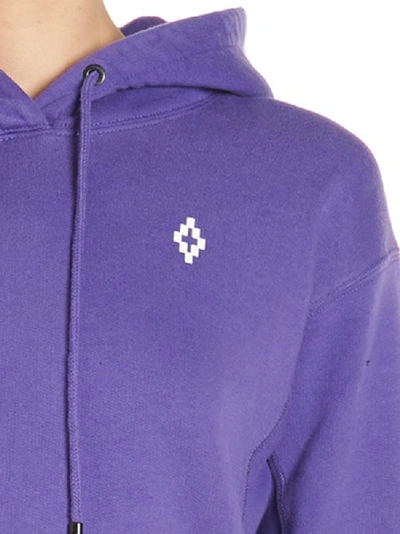 Shop Marcelo Burlon County Of Milan Disney Print Hooded Sweater In Purple