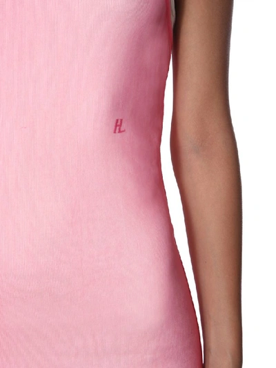 Shop Helmut Lang Sleeveless Tank Dress In Pink