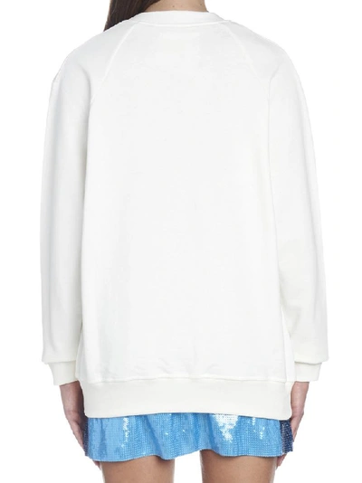 Shop Alberta Ferretti Sunday Sweater In White