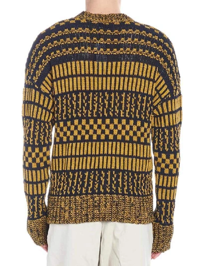 Shop Ami Alexandre Mattiussi Ami Paris Jacquard Patteren Sweater In Multi