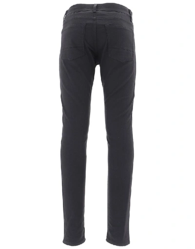 Shop Alexander Mcqueen Side Stripe Jeans In Black
