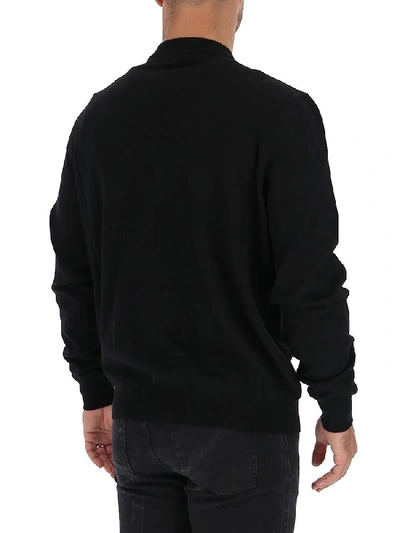 Shop Balenciaga Logo Print Crewneck Pullover In Black