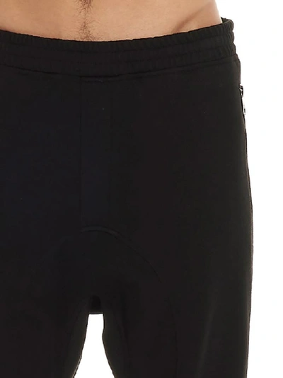 Shop Neil Barrett Drop Crotch Track Pants In Black