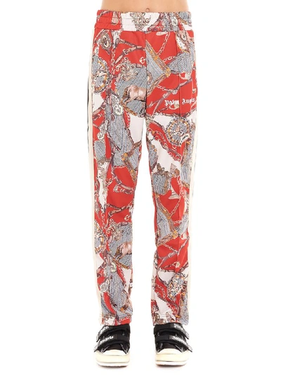 Shop Palm Angels Hot Bridle Print Track Trousers In Multi