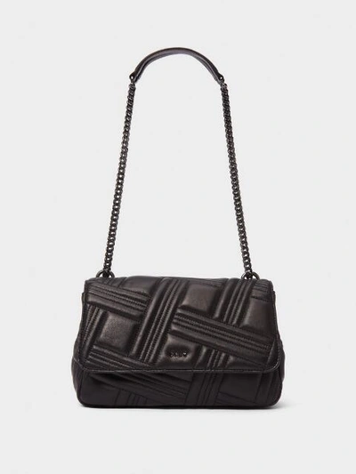 Shop Donna Karan Allen Leather Shoulder Bag In Dune