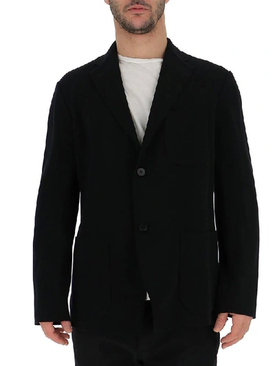 Shop Issey Miyake Single Breasted Blazer In Black