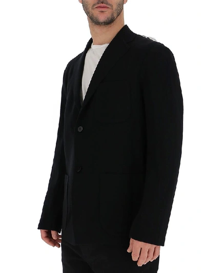 Shop Issey Miyake Single Breasted Blazer In Black