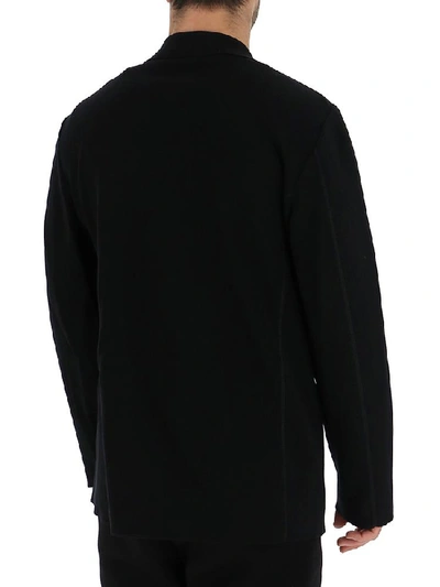 Shop Issey Miyake Single Breasted Blazer In Black