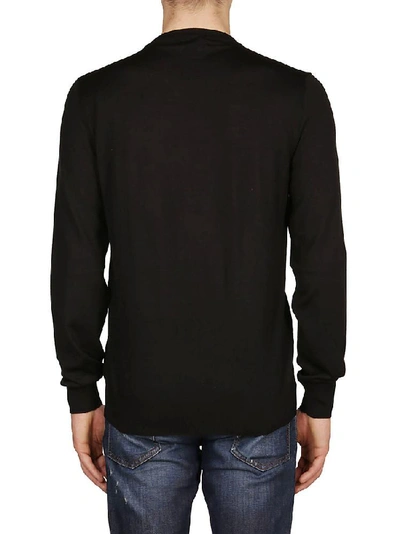 Shop Alexander Mcqueen Skull Logo Jumper In Black