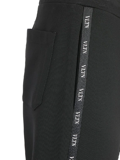 Shop Valentino Classic Logo Track Pants In Black