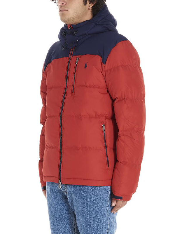 Polo Ralph Lauren Logo Embroidered Hooded Puffer Jacket In Multi | ModeSens