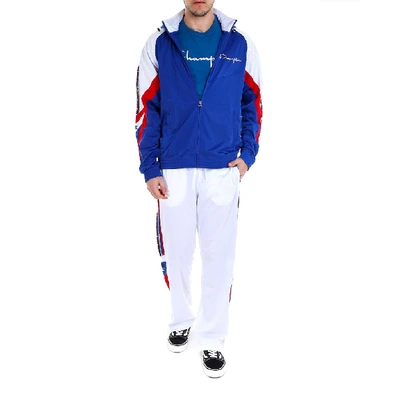 Shop Champion Logo Side Band Track Pants In White