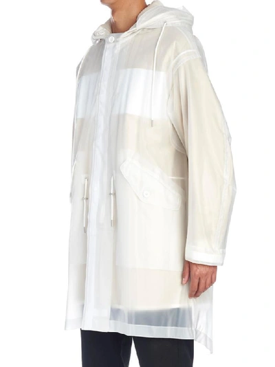 Shop Helmut Lang Transparent Parka Jacket