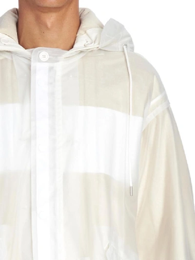 Shop Helmut Lang Transparent Parka Jacket