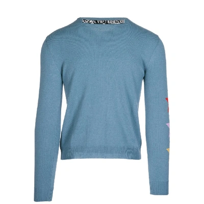 Shop Valentino X Jamie Reid Motif Detail Sweater In Multi
