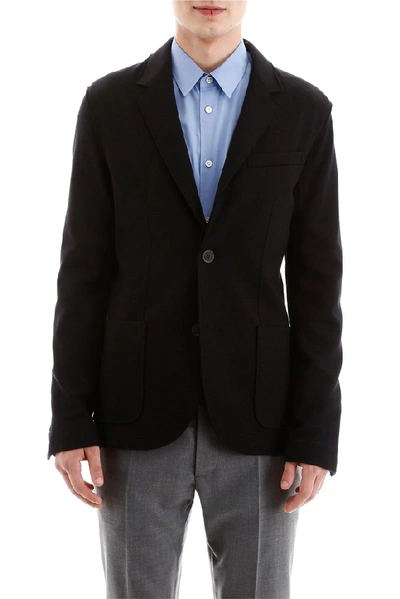 Shop Lanvin Single Breasted Blazer In Black