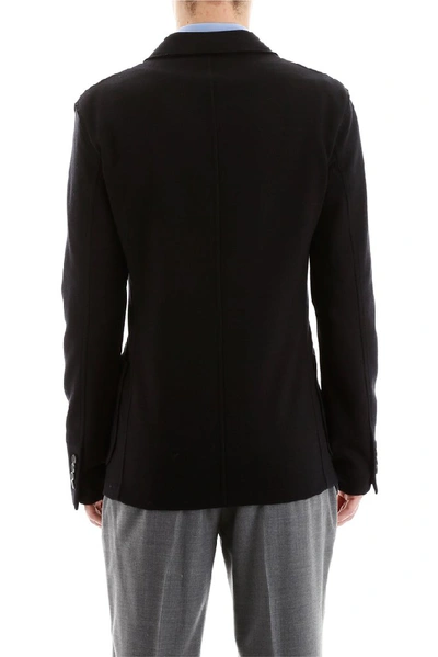 Shop Lanvin Single Breasted Blazer In Black