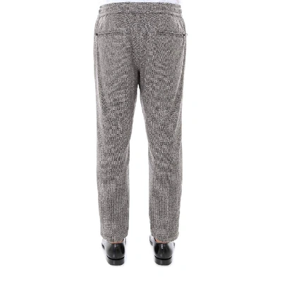 Shop Dolce & Gabbana Drawstring Jogging Pants In Grey