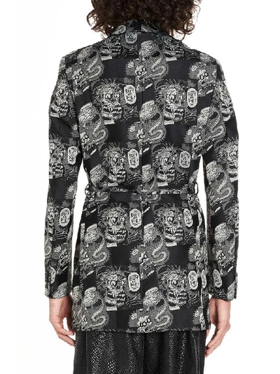 Shop Comme Des Garçons Homme Deux Comme Des Garçons Homme Plus Printed Blazer In Multi