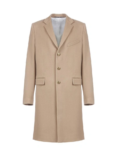Shop Givenchy Straight Coat In Beige