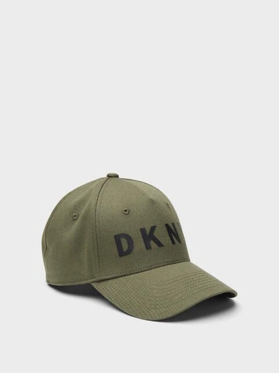 Shop Donna Karan Men's Classic Logo Hat In Black