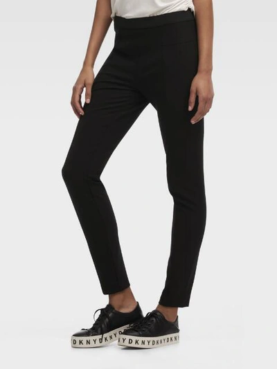 Shop Donna Karan Dkny Women's Stretch Pull-on Pant - In Black