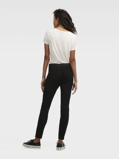 Shop Donna Karan Dkny Women's Stretch Pull-on Pant - In Black