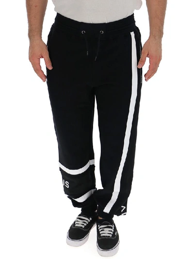 Shop Givenchy Logo Side Stripe Track Pants In Black