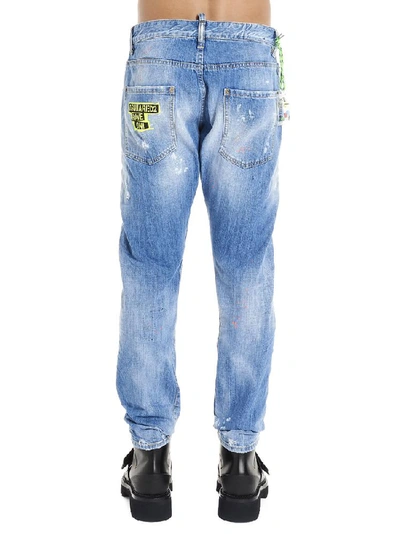 Shop Dsquared2 Classic Kenny Distressed Jeans In Blue