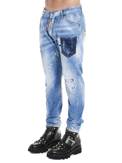 Shop Dsquared2 Classic Kenny Distressed Jeans In Blue