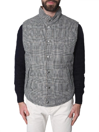 Shop Brunello Cucinelli Reversible Vest In Grey