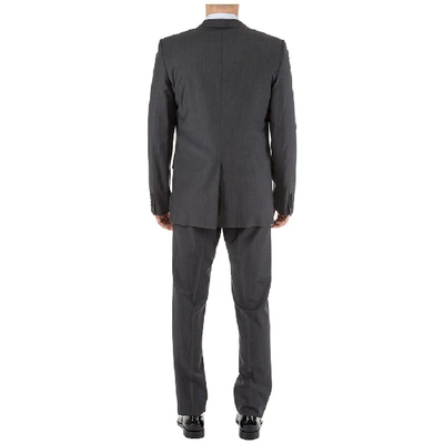 Shop Dior Homme Two Piece Two Toned Patterned Suit In Grey