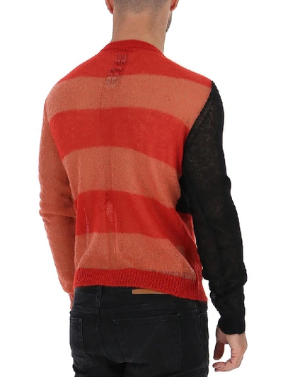 Shop Rick Owens Colour Block Sweater In Multi