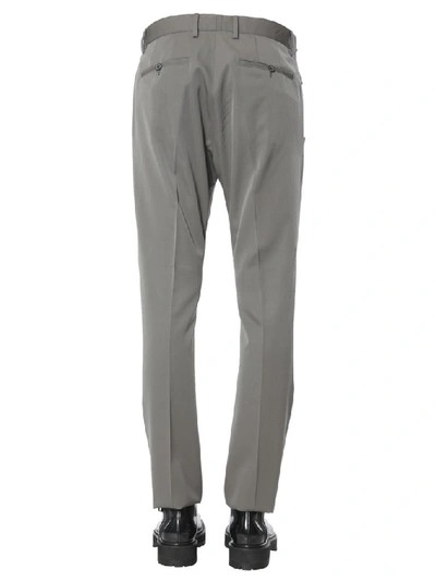 Shop Lanvin Straight Leg Pants In Grey