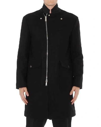 Shop Dsquared2 Zipped Coat In Black