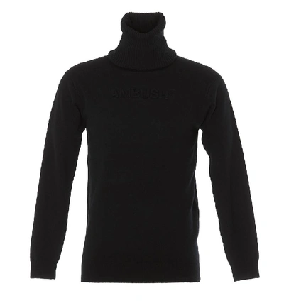 Shop Ambush Logo Turtleneck Sweater In Black